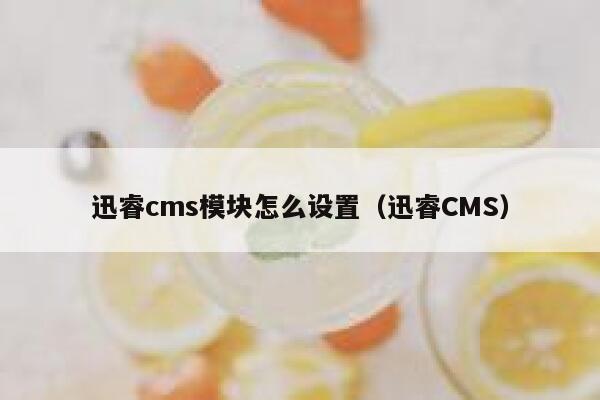 迅睿cms模块怎么设置,迅睿CMS 迅睿cms模块怎么设置,迅睿CMS