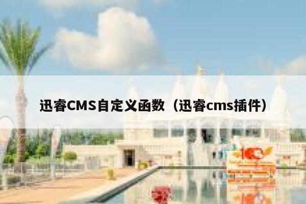 迅睿CMS自定义函数，迅睿cms插件