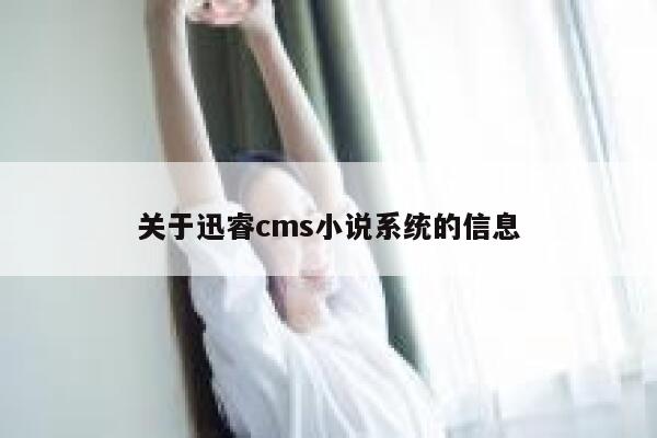 关于xunruicms小说系统的信息