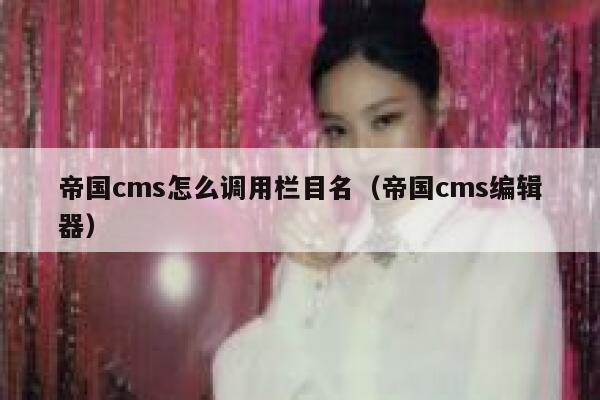 帝国CMS怎么调用栏目名，帝国CMS编辑器