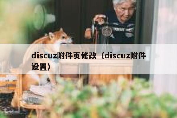 discuz附件页修改，discuz附件设置
