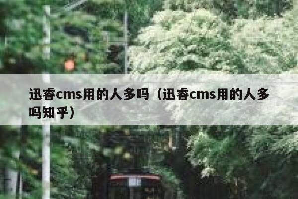 迅睿cms用的人多吗，迅睿cms用的人多吗知乎