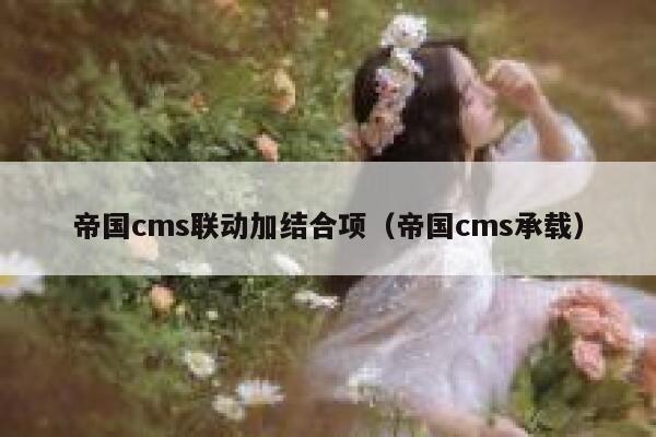 帝国cms联动加结合项，帝国cms承载