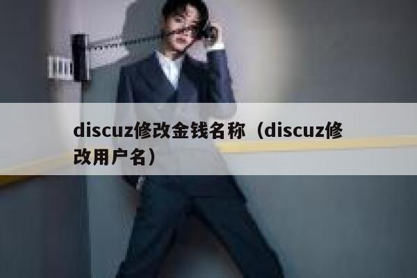 Discuz修改金钱名称，Discuz修改用户名