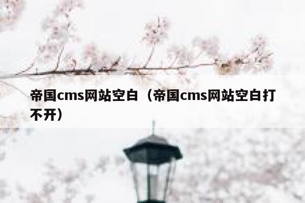 帝国cms网站空白，帝国cms网站空白打不开