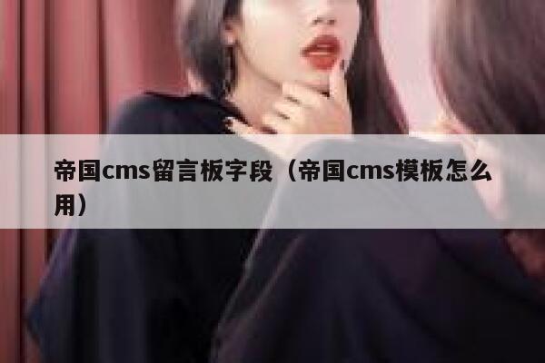 帝国CMS留言板字段，帝国CMS模板怎么用