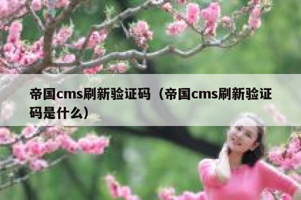 帝国CMS刷新验证码，帝国CMS刷新验证码是什么
