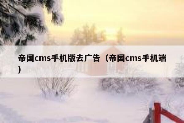 帝国CMS手机版去广告，帝国CMS手机端
