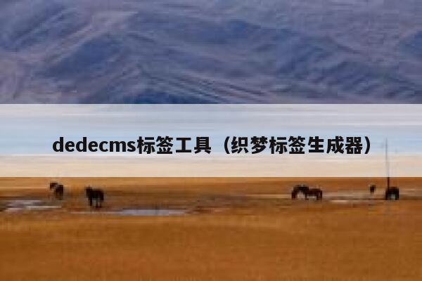 织梦dedecms标签工具，织梦标签生成器