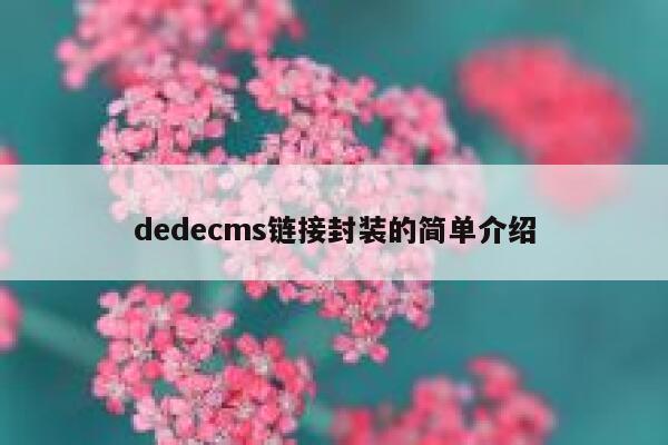 织梦dedecms链接封装的简单介绍