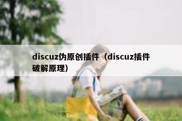 discuz伪原创插件，discuz插件破解原理