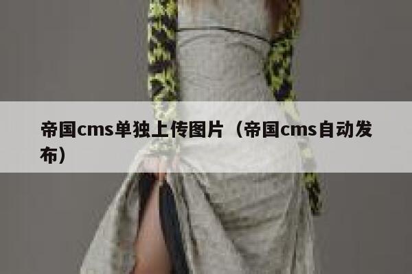 帝国CMS单独上传图片，帝国CMS自动发布