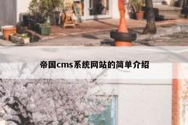 帝国CMS系统网站的简单介绍