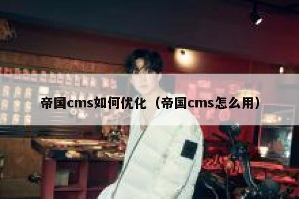 帝国CMS如何优化，帝国CMS怎么用