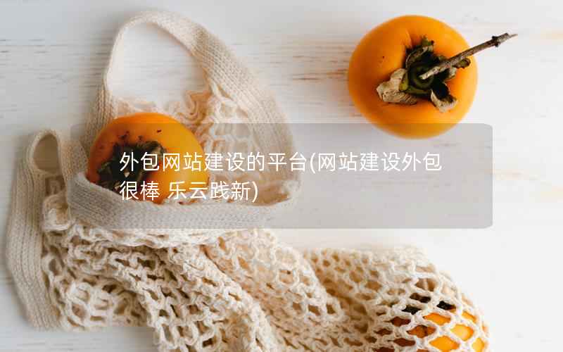 外包网站建设的平台，网站建设外包很棒 乐云践新