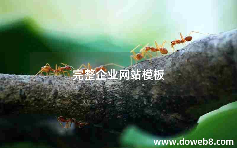 完整企业网站模板