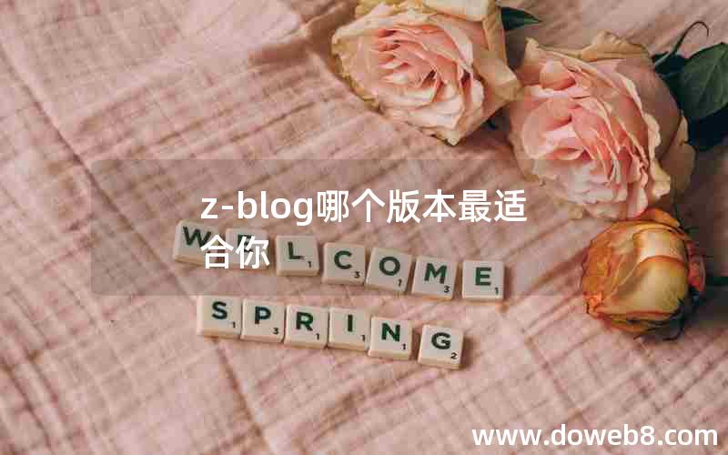 Z-Blog哪个版本最适合你