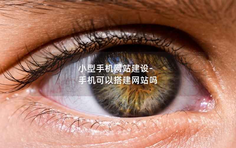小型手机网站建设-手机可以搭建网站吗