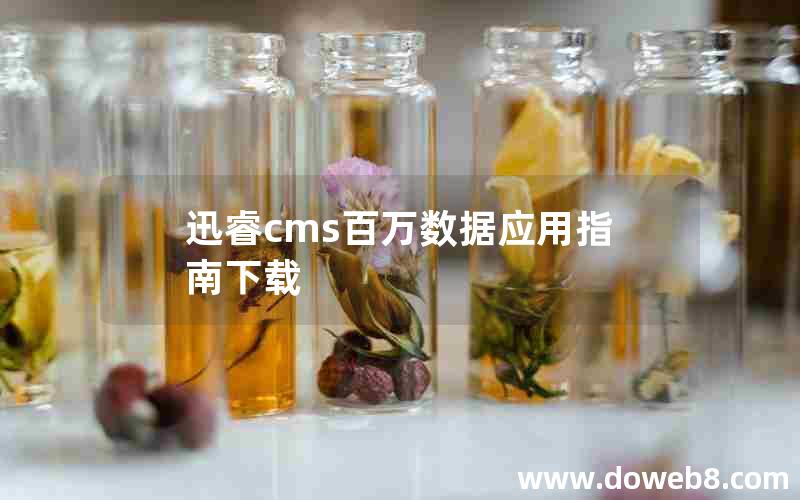 迅睿cms百万数据应用指南下载 迅睿cms百万数据应用指南下载