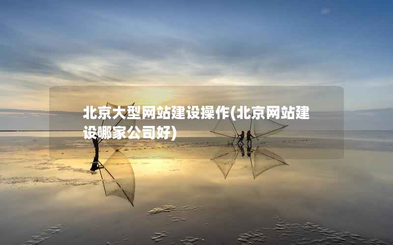 北京大型网站建设操作，北京网站建设哪家公司好