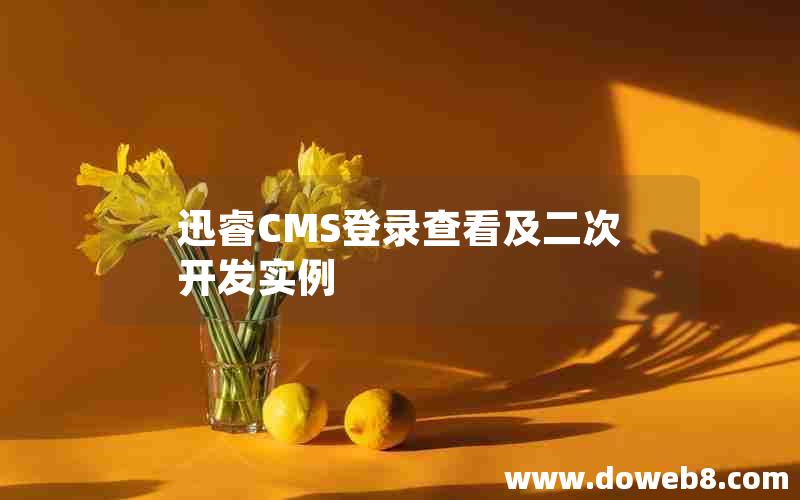 迅睿cms登录查看及二次开发实例