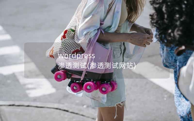 WordPress 渗透测试，渗透测试网站