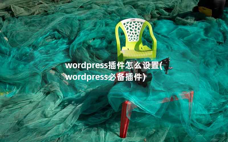 WordPress插件怎么设置，WordPress必备插件