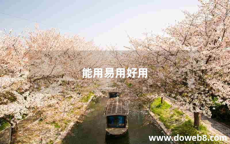 能用易用好用 能用易用好用
